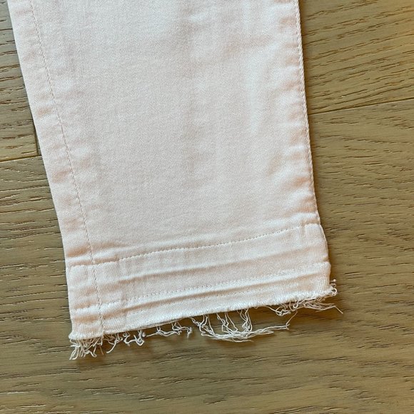 7 For All Mankind Ankle Skinny Jeans in Light Pink - Picture 6 of 10